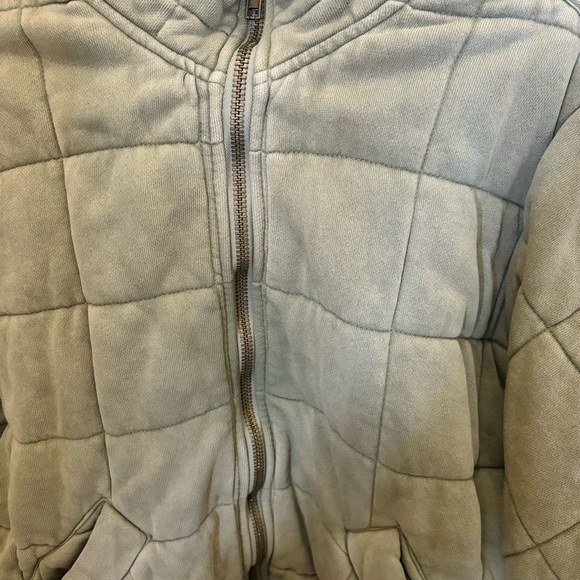 Free People Dolman Quilted Jacket in Green Size: XS - Picture 7 of 9